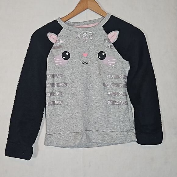 Cat & Jack Cat Fleece Sweatshirt - Picture 1 of 5